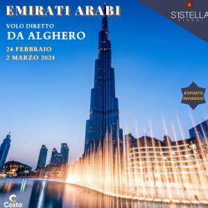Crociera Emirati da Alghero